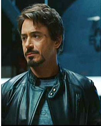 Tony Stark Iron Man Leather Jacket