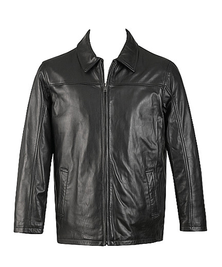 Dayo Big and Tall Motorcycle Jacket - Leather4sure Men