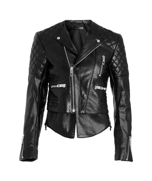 Kentellz Quilted Women Leather Jacket - Leather4sure Women