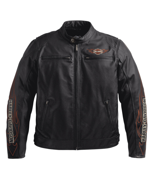 Conger Harley Davison Moto Jacket - Leather4sure Harley Davidson