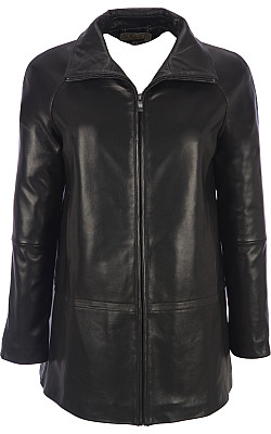 CharcoTempest Leather Coat