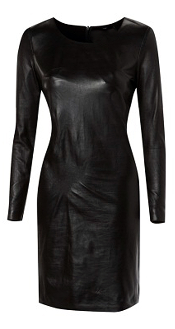 Obsidian Leather Dress - Leather4sure Leather Dresses