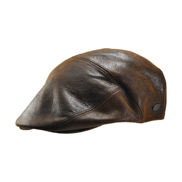 Alec Tan Cap - Leather4sure Caps & Hats