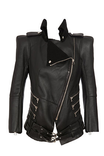 Bernt Studded Designer Moto Jacket - Leather4sure Women
