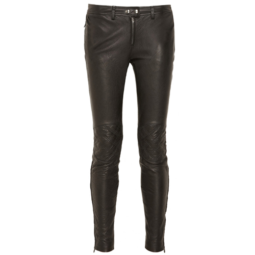 Solvia Low Rise Leather Pants