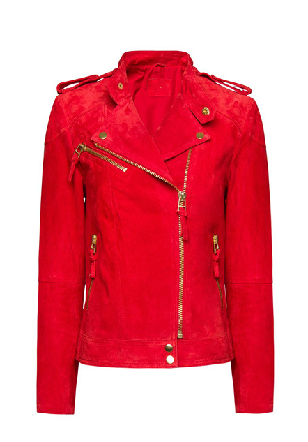 Kenyon Red Suede Jacket - Leather4sure Suede Jackets