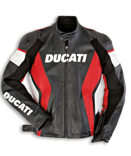 Yumex Ducati Tricolur Jacket - Leather4sure Ducati