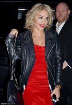 Rita Ora Leather Jacket