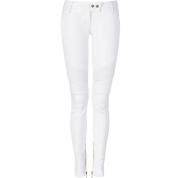 Munaska White Leather Pants